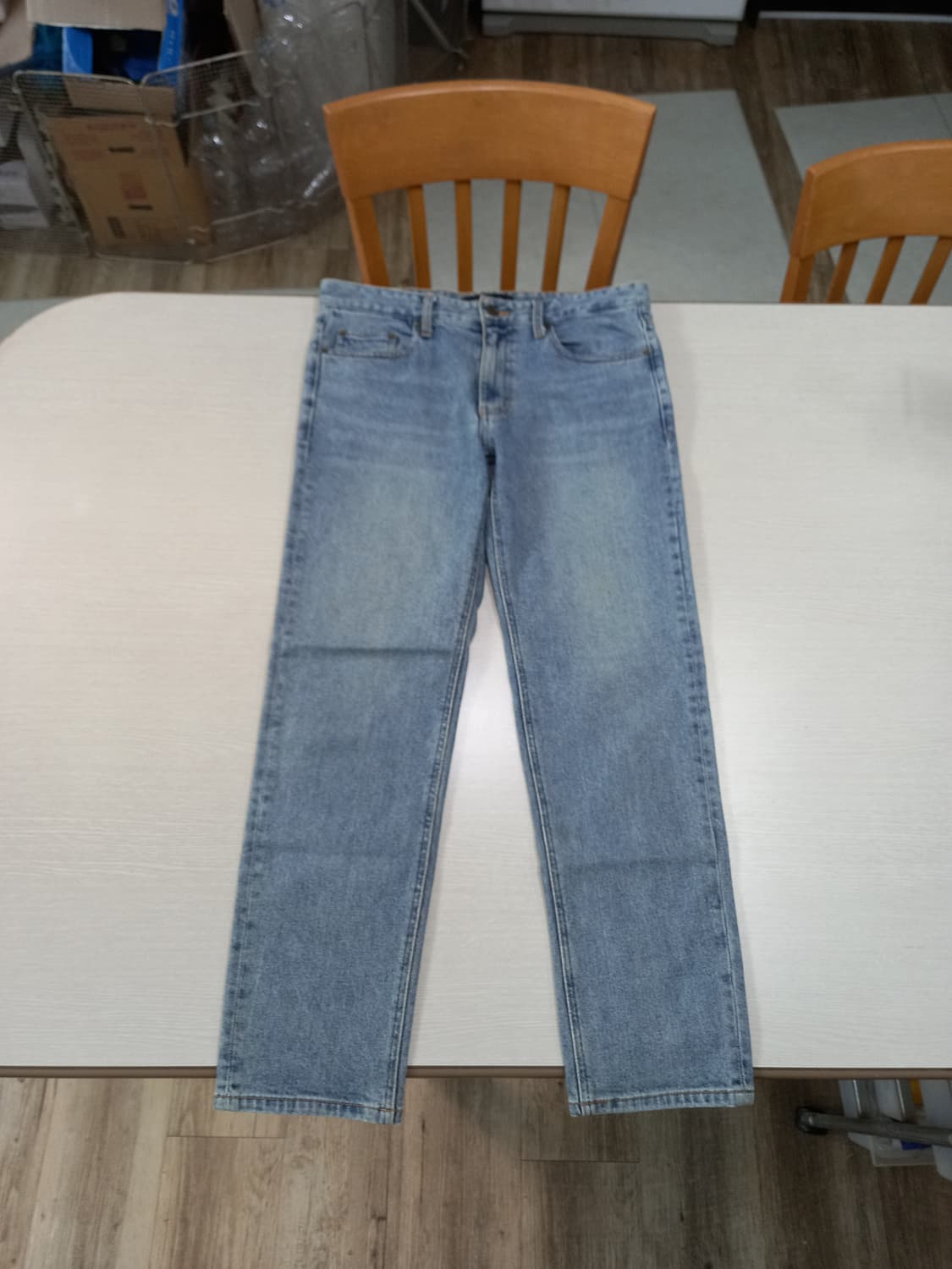 31 PIECE WORKER 워싱 스판 슬림일자진 31-452 상품이미지1