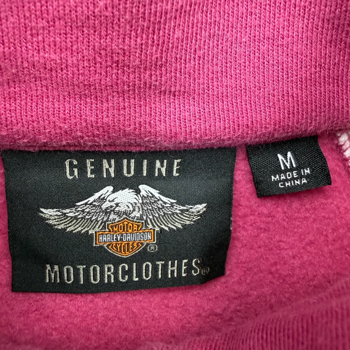 할리데이비슨 y2k 배색 트랙탑 져지 M 상품이미지7