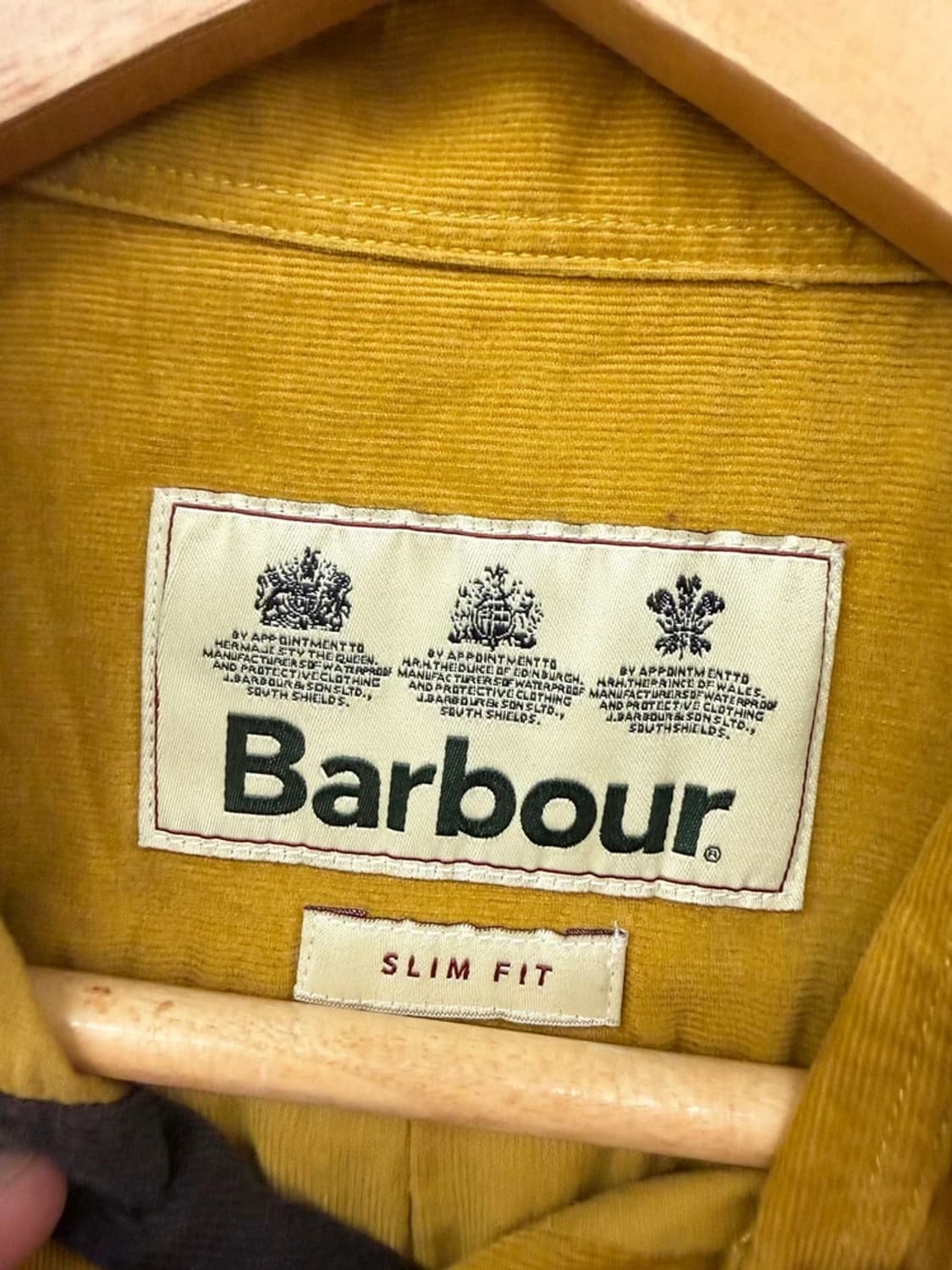 바버 Barbour 슬림핏 코듀로이 셔츠 PN9917 상품이미지5
