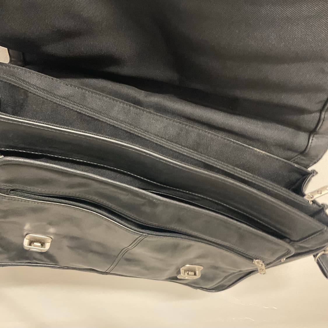 90s 올드 샘소나이트 레더 브리프케이스 상품이미지6