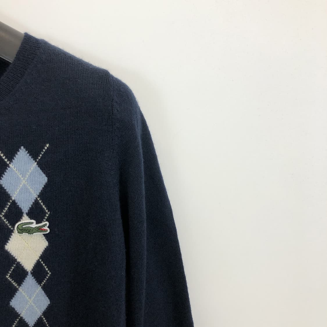 라코스테 자카드 크롭가디건 M 상품이미지2