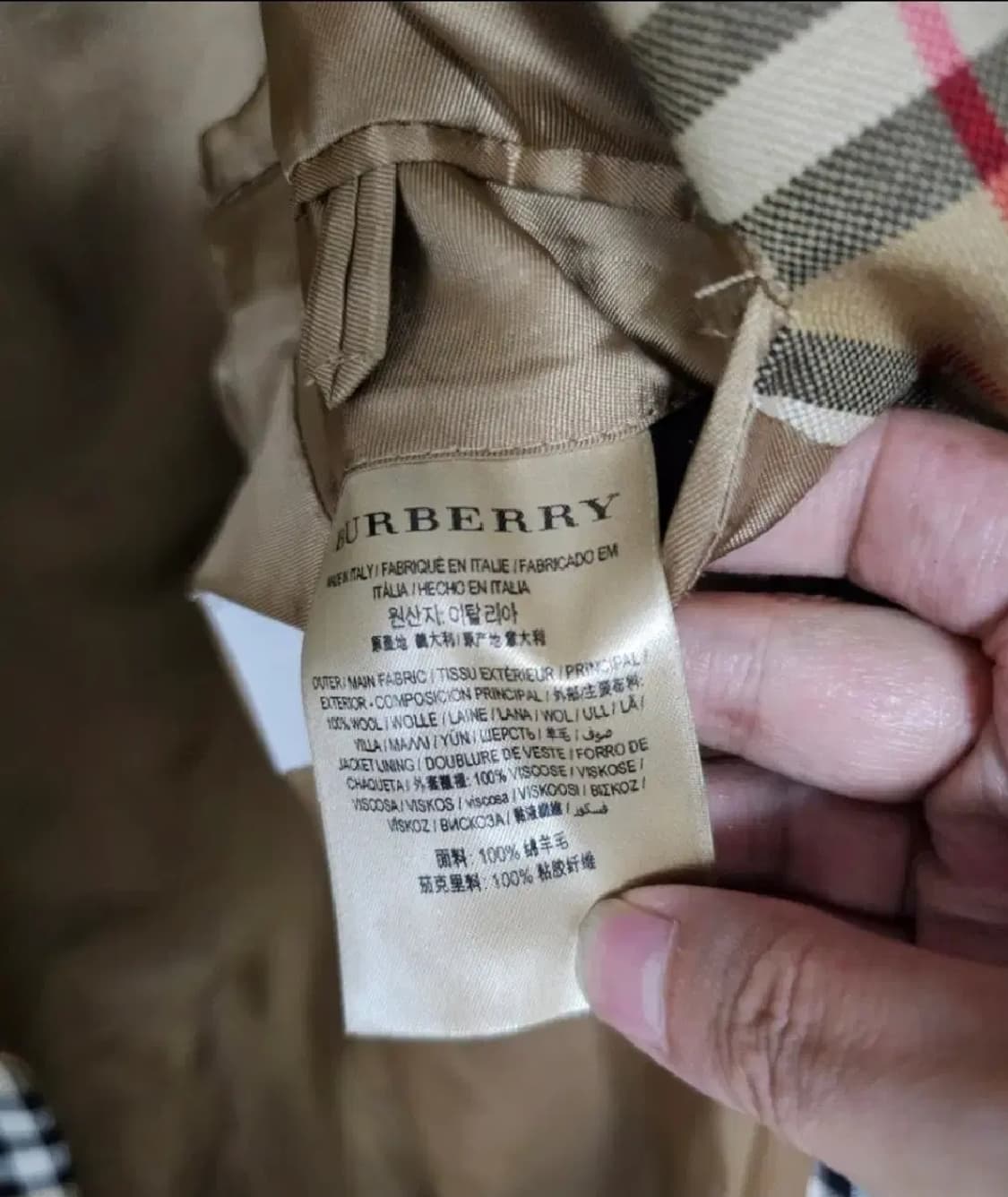 버버리 비비안웨스트우드 콜라보 더블코트(50r/100/새상품급) 상품이미지9