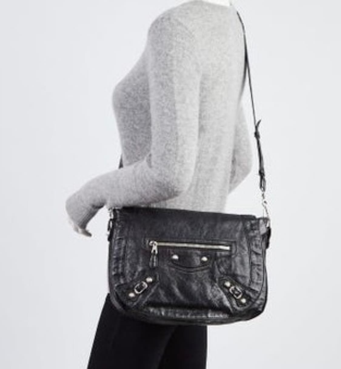 발렌시아가 자이언트 네오포크 플랩백 메신저백 모터백 크로스백 상품이미지9