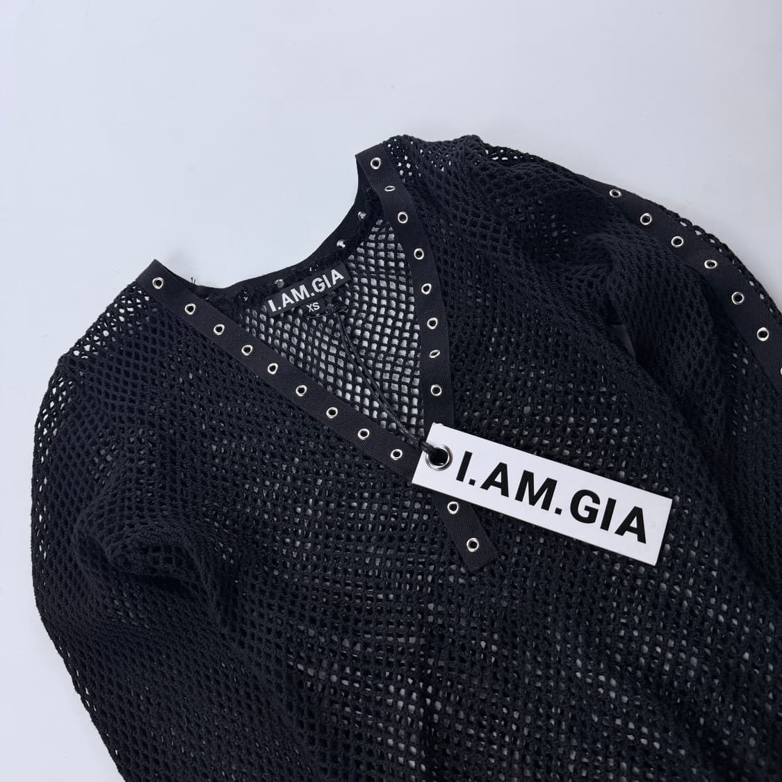 IAMGIA 망사크롭긴팔티셔츠 상품이미지3