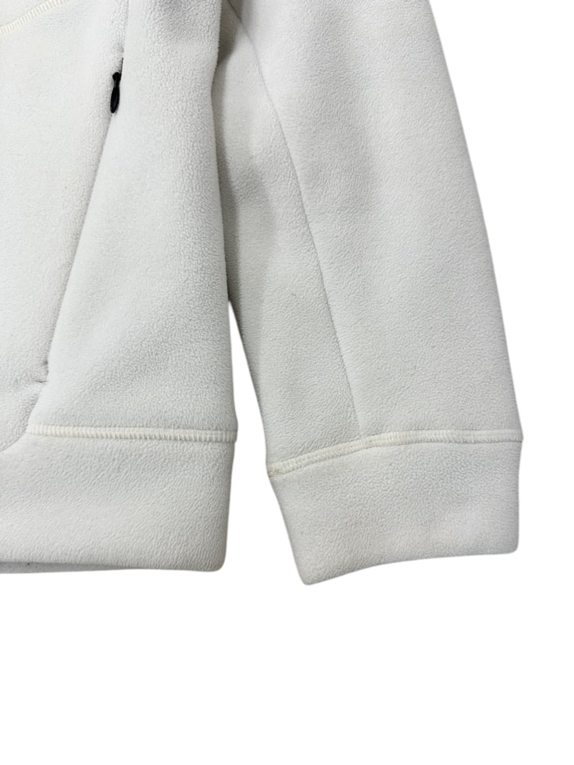 데상트 아우디 기모 후드집업 화이트 (M) 상품이미지6