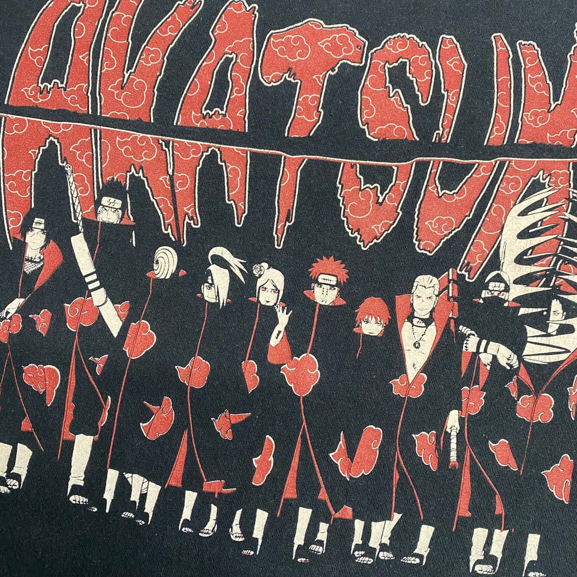 나루토 아카츠키 오피셜 애니메이션 티셔츠 상품이미지5