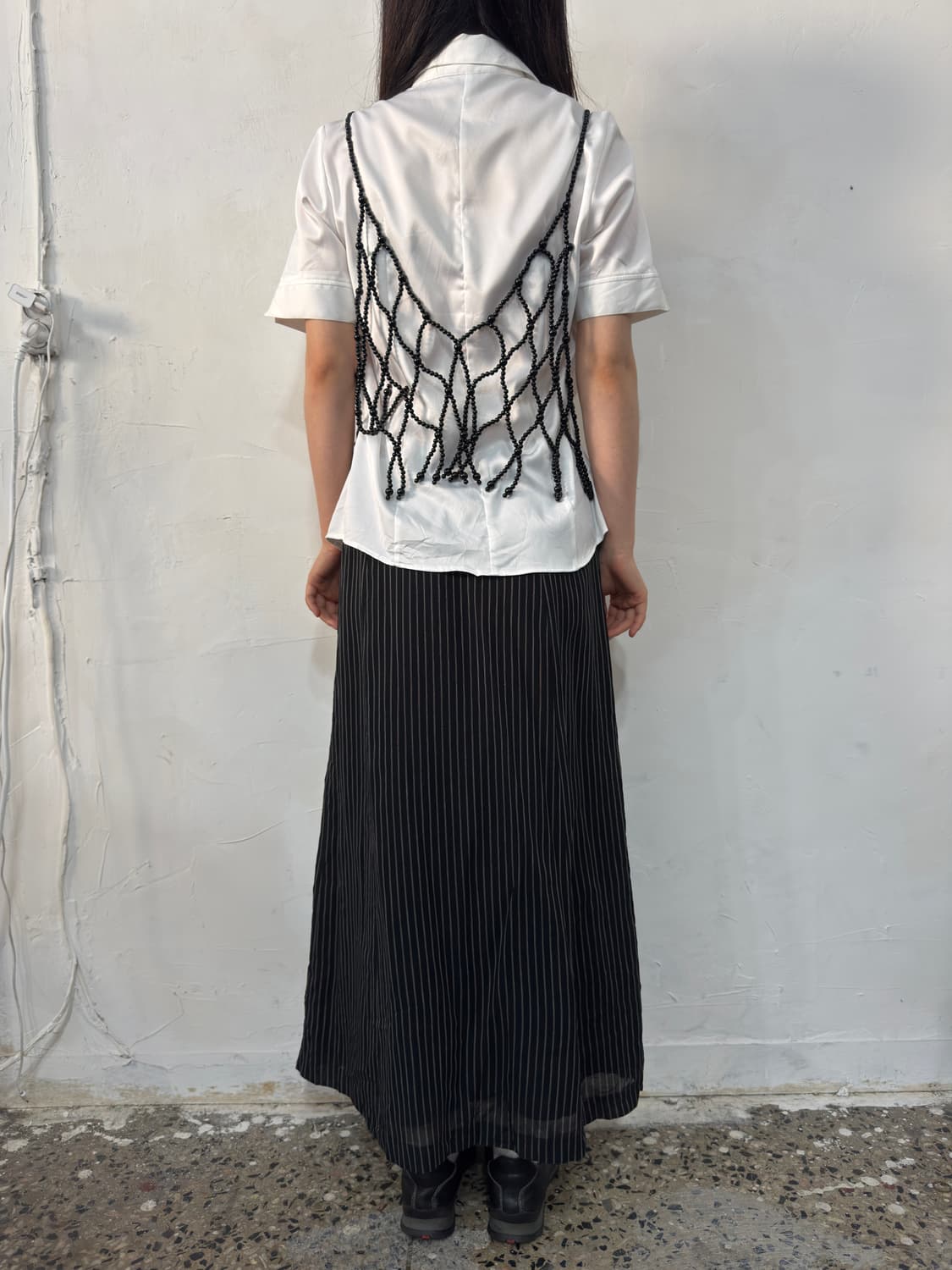 bruno pirttelli stripe long skirt 상품이미지4