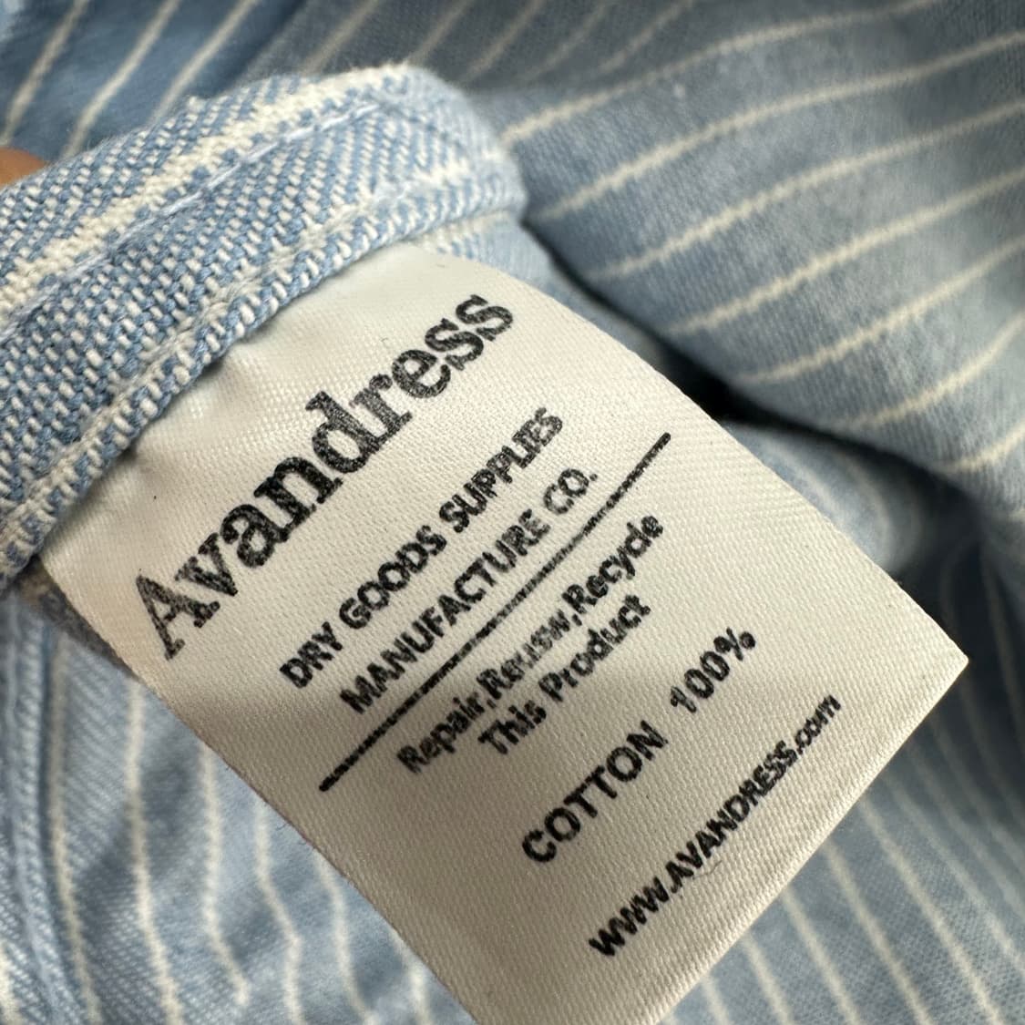 95 어반드레스 여자 오버핏 스트라이프 셔츠 상품이미지4