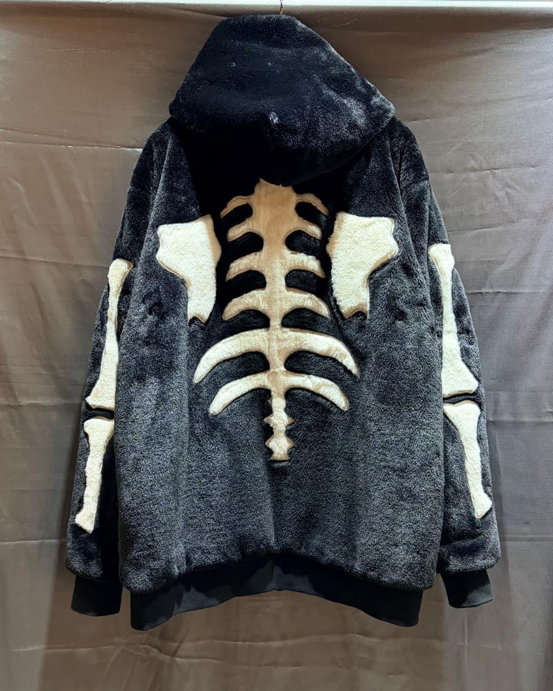 XL VANSON 밴슨 스컬 퍼 후드 자켓 상품이미지4