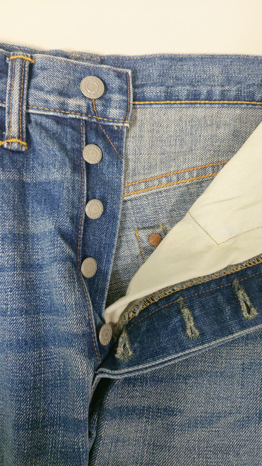 Rrl 스트레이트핏 힐스뷰 셀비지 진  상품이미지4