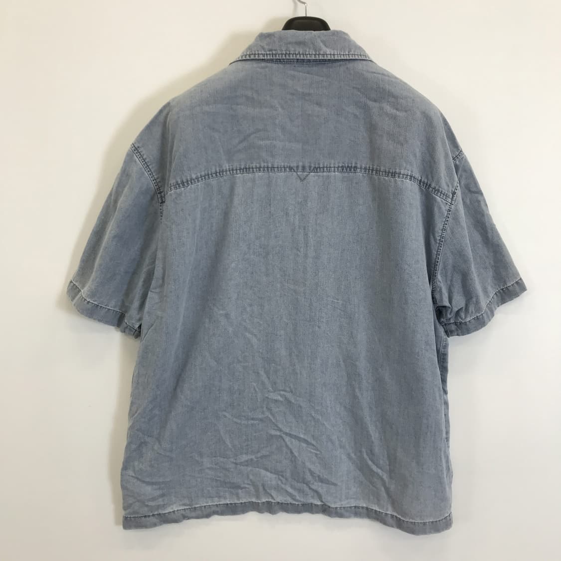 게스 GUESS 오픈카라 은장 워시드데님셔츠 [XL] 상품이미지3