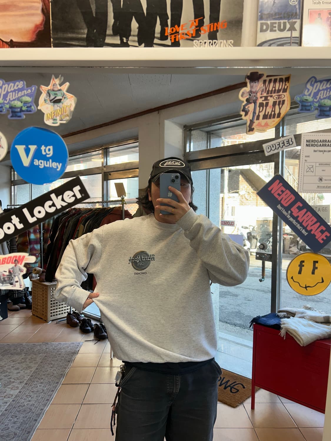 90‘s 하드락카페 시카고 스웻셔츠 상품이미지7