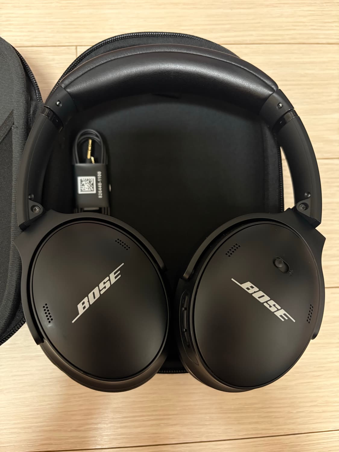 보스 QC45 노이즈 캔슬링 헤드폰 블랙 헤드셋 상품이미지1