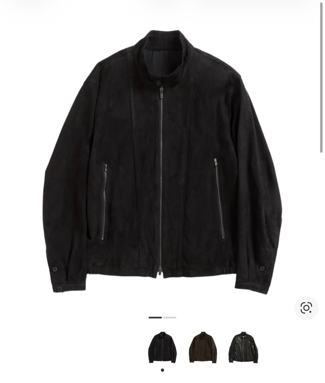 hatchingroom 해칭룸 해링턴 스웨이드 레더 자켓 다크 네이비 3 상품이미지2