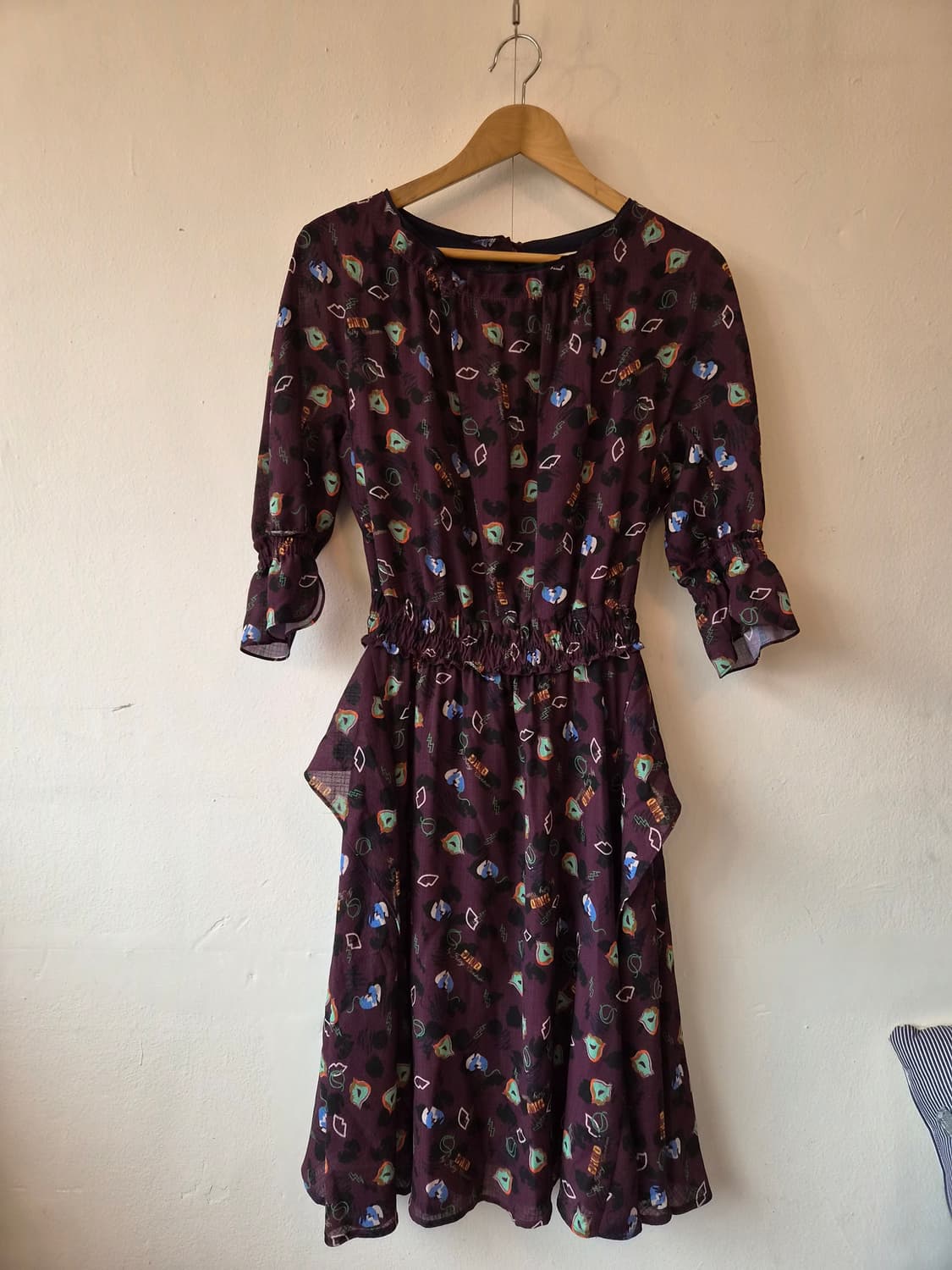  Bird 여성 패턴쉬폰원피스 82-94-160 상품이미지2