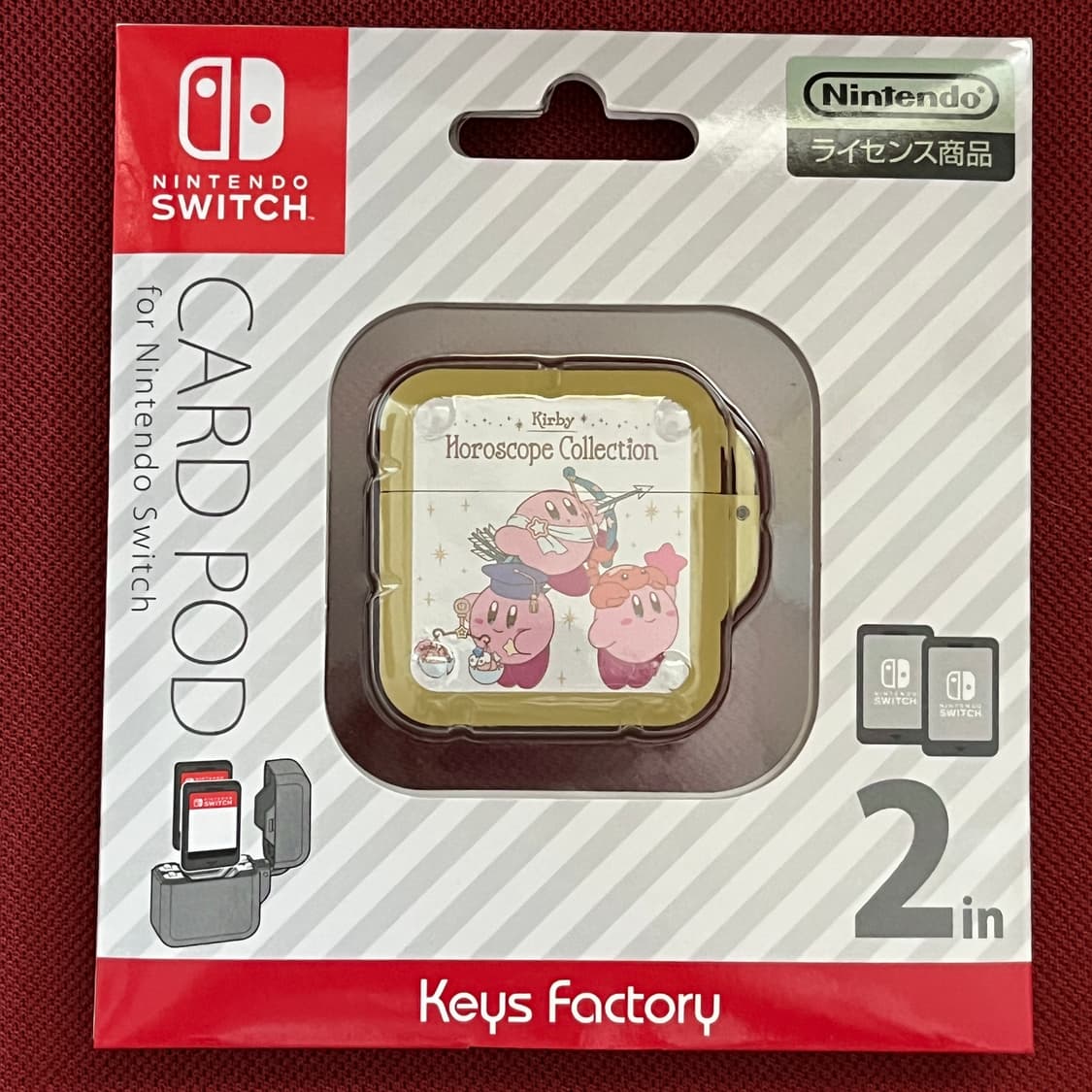 닌텐도 스위치 3DS 별의 커비 칩 케이스 카트리지 케이스 상품이미지1