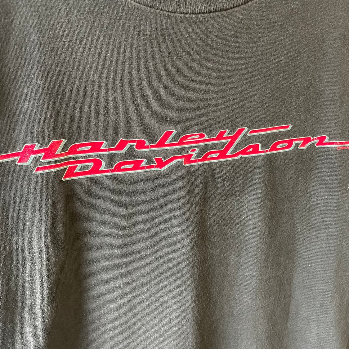 할리 데이비슨 프린팅 반팔 티셔츠 USA 상품이미지4
