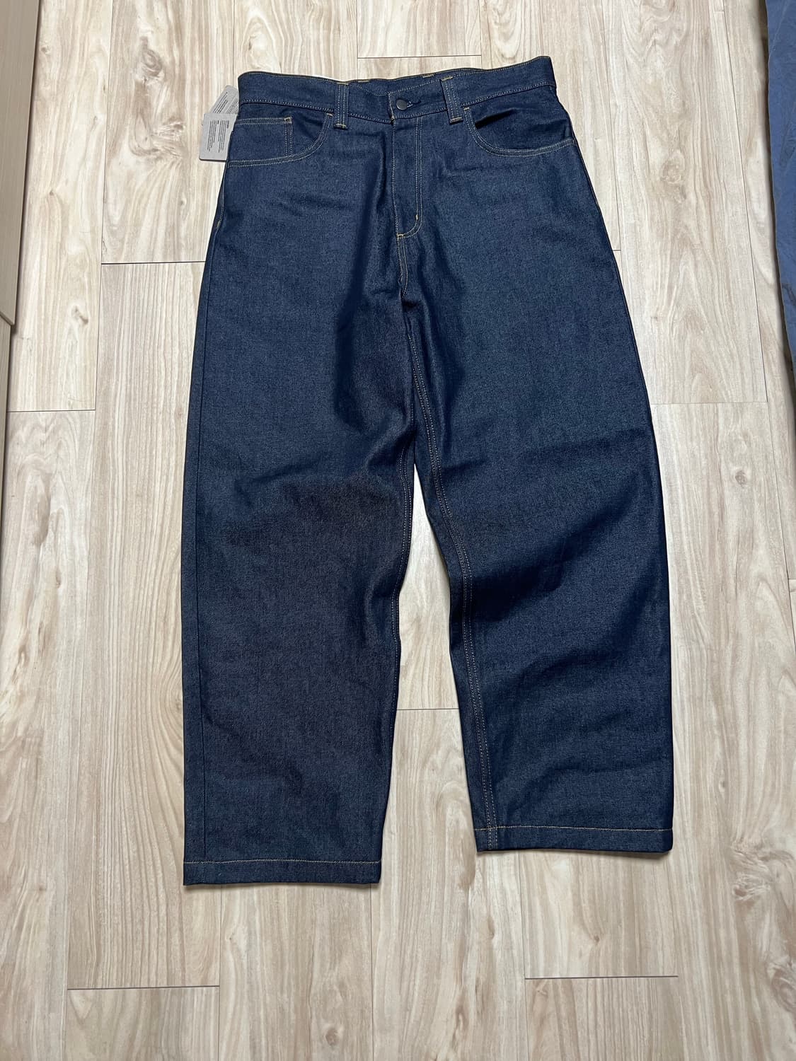 칼하트 브랜든 팬츠 블루 리지드 m 판매or교환 상품이미지1