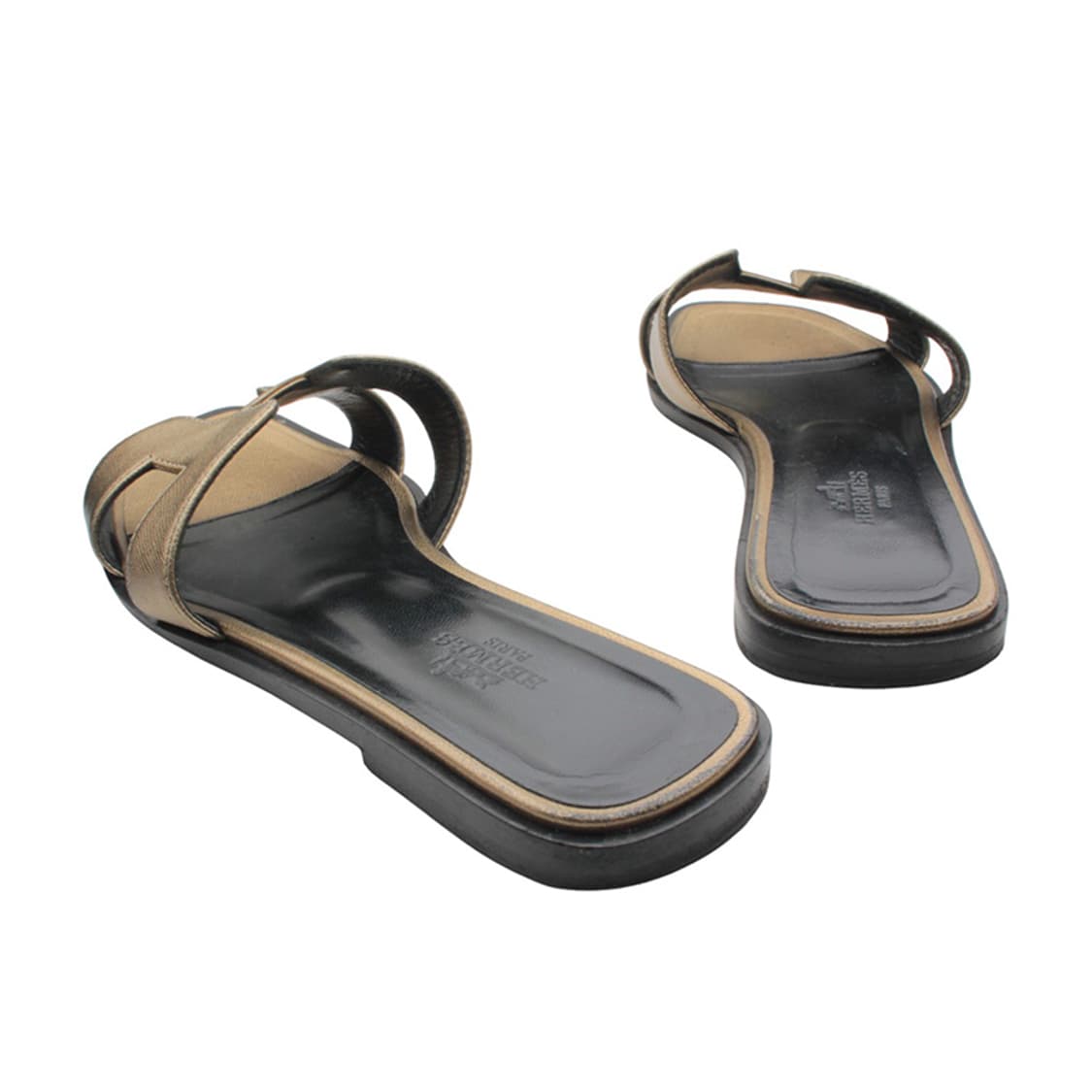 에르메스 골드메탈릭 오란 슬리퍼 35 1/2 상품이미지4