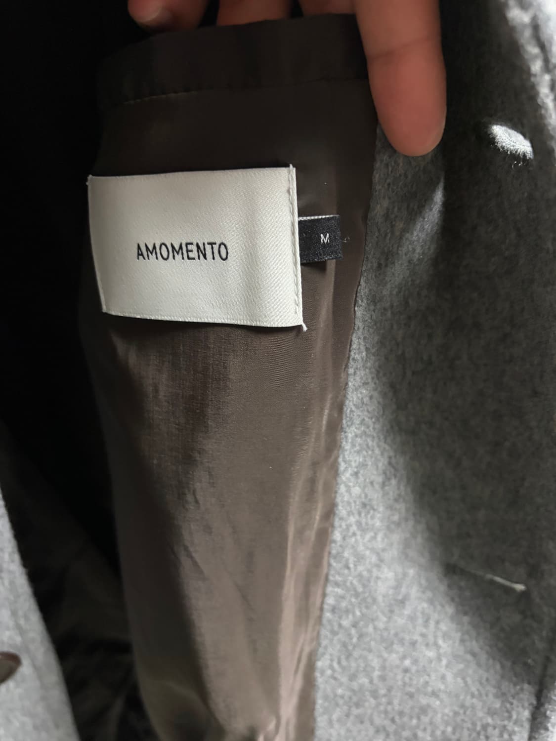 아모멘토 싱글 브레스티드 코트 m 상품이미지2