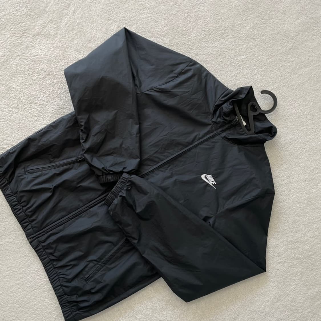 S 나이키 NSW 클럽 풀집 우븐 바람막이 자켓 90 상품이미지4