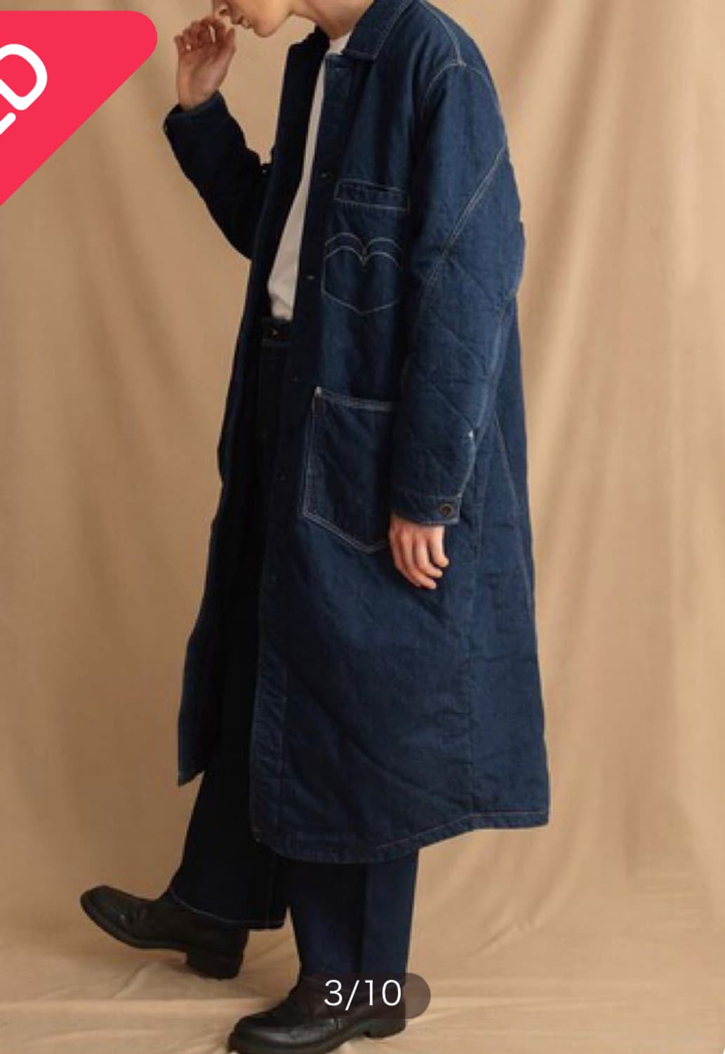 리바이스 레드탭 데님 롱코트 상품이미지5