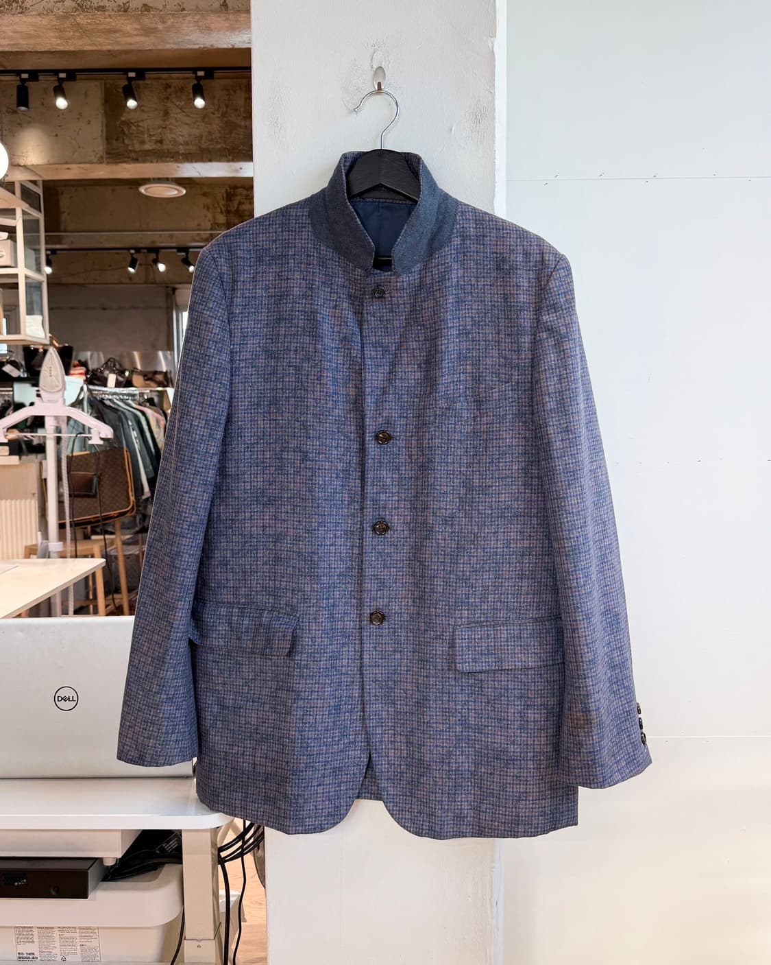 꼼데가르송 옴므 플러스 네이비 리버시블 프릴 블레이저 자켓  상품이미지6