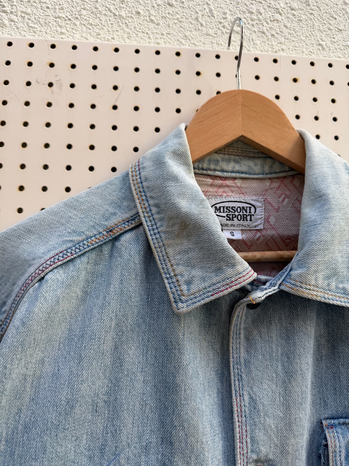 1990s MISSONI SPORT ITALY 미쏘니스포츠 데님자켓 상품이미지7