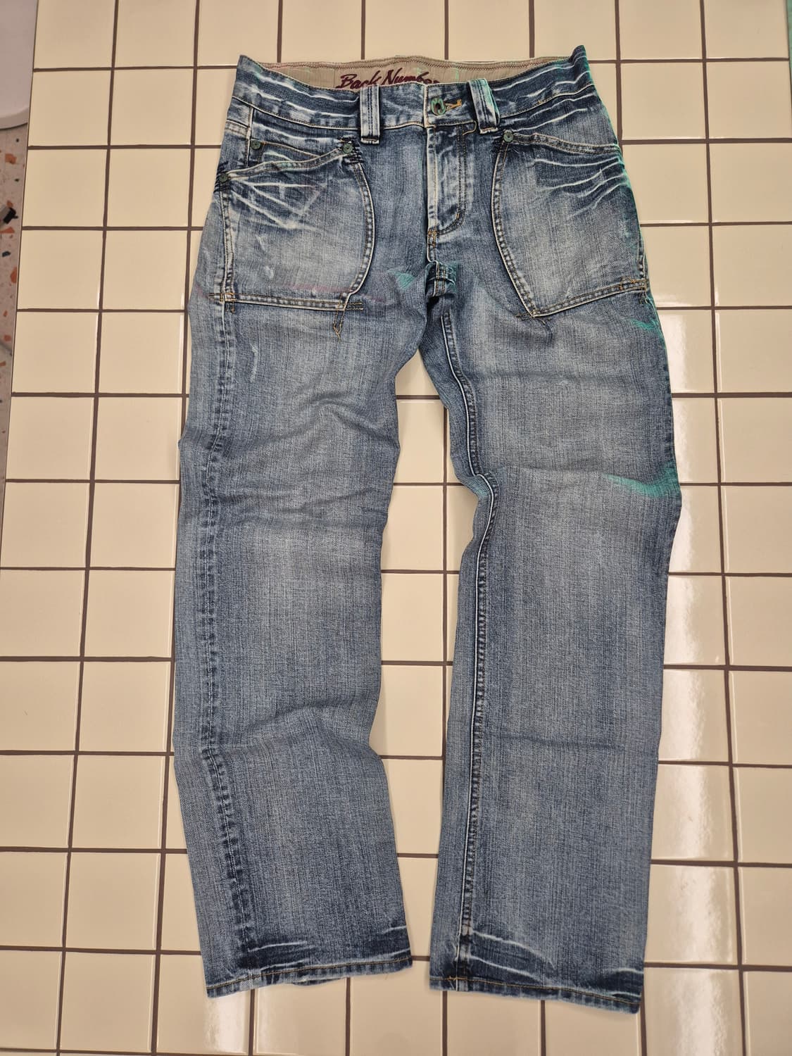 BACK NUMBER 오버핏데님 상품이미지2