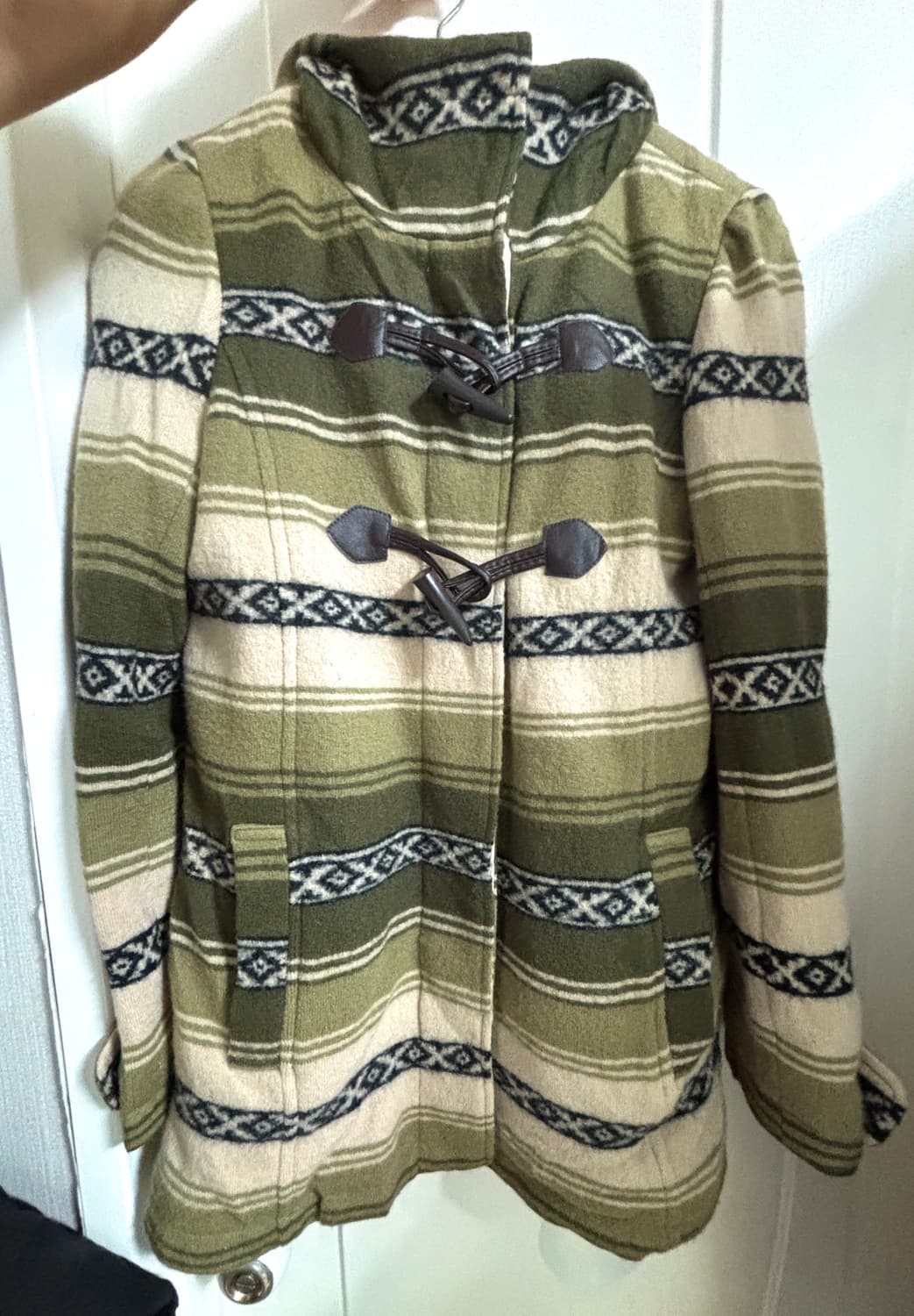 말차 떡코 가벼워서 지금 딱! 빈티지 모리 떡볶이코트 급처 상품이미지1