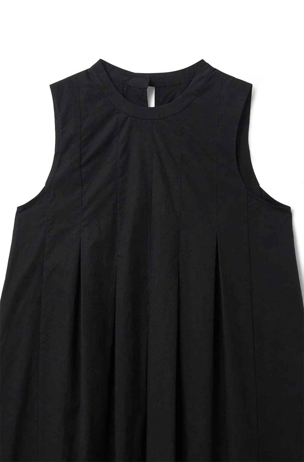 ERER * Pleated Detail Dress Black 상품이미지6