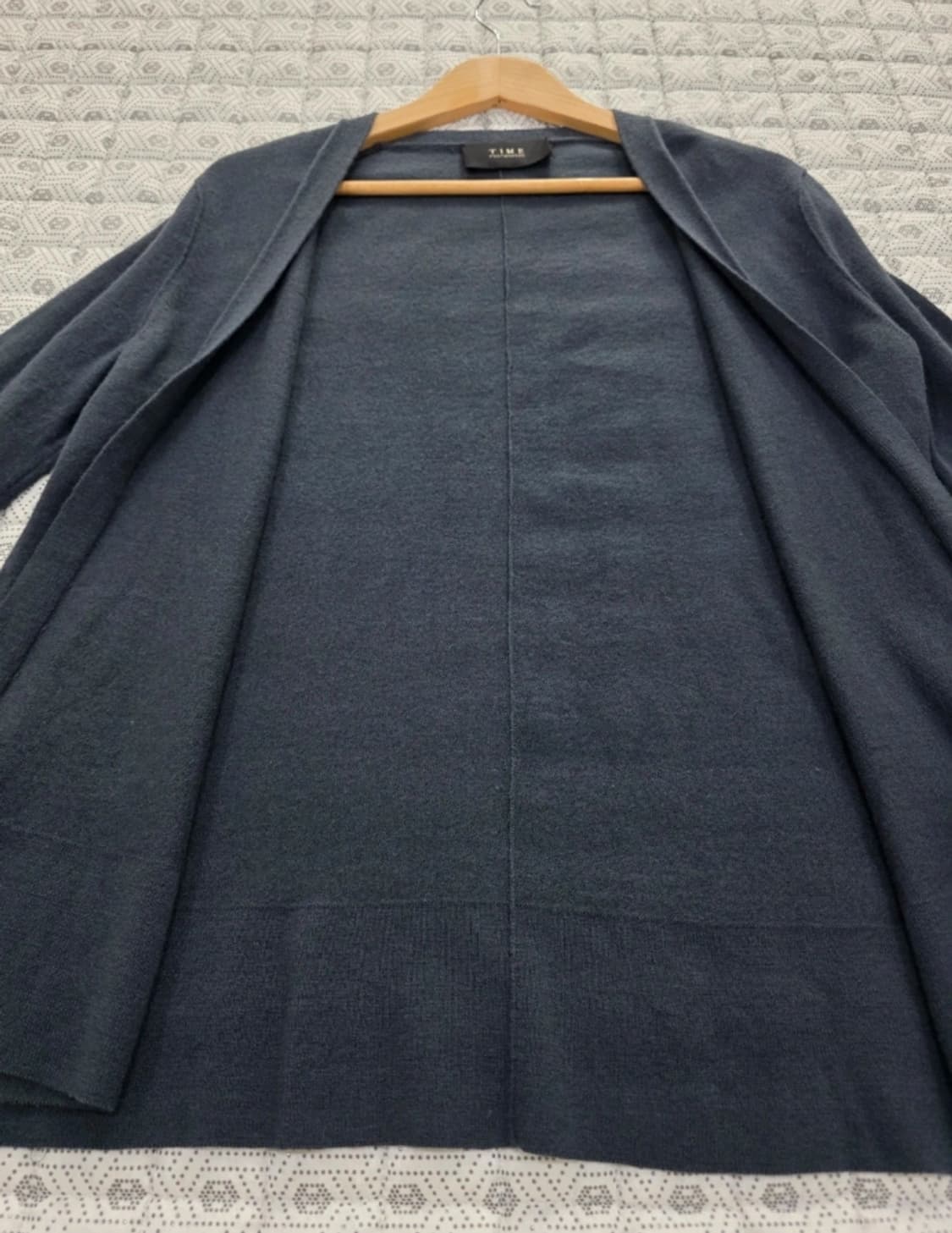 TIME 네이비 롱 가디건 ~55반 상품이미지4