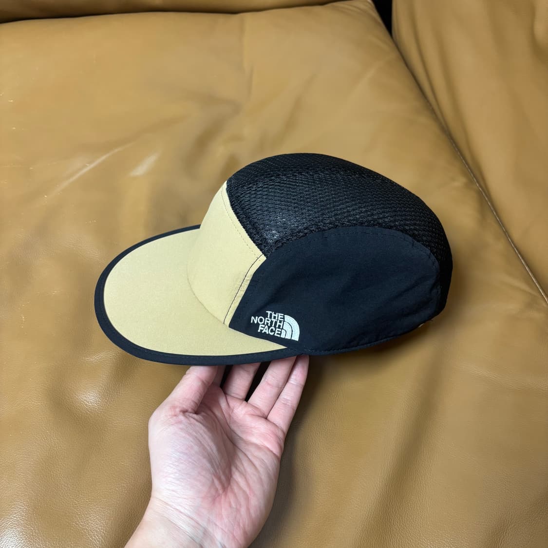 빔즈 빔스 노스페이스 러닝캡 캠프캡 모자 메쉬 탄 베이지 상품이미지4