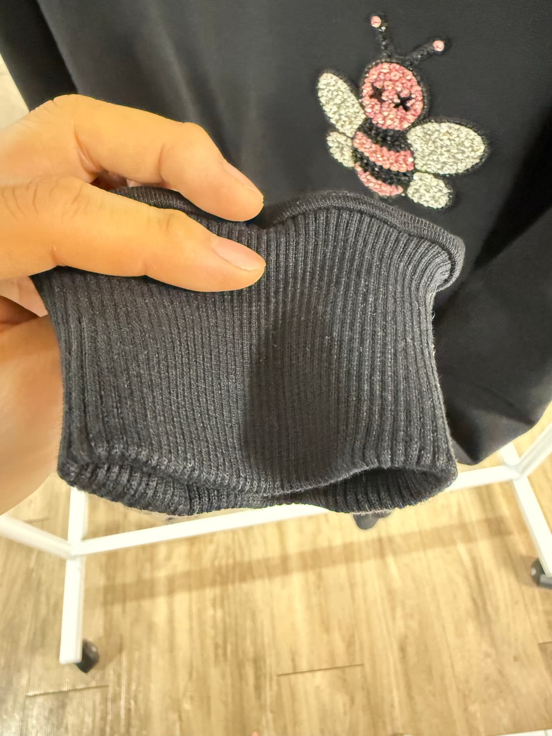 디올 카우스 꿀벌 콜라보 컬렉션 기모 맨투맨 M 상품이미지5