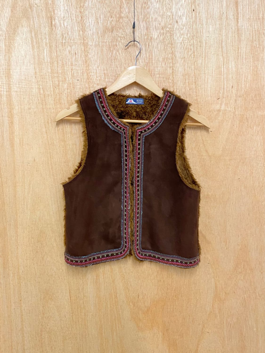 BEAMS suede fur vest 빔즈 스웨이드 퍼 자켓 상품이미지4