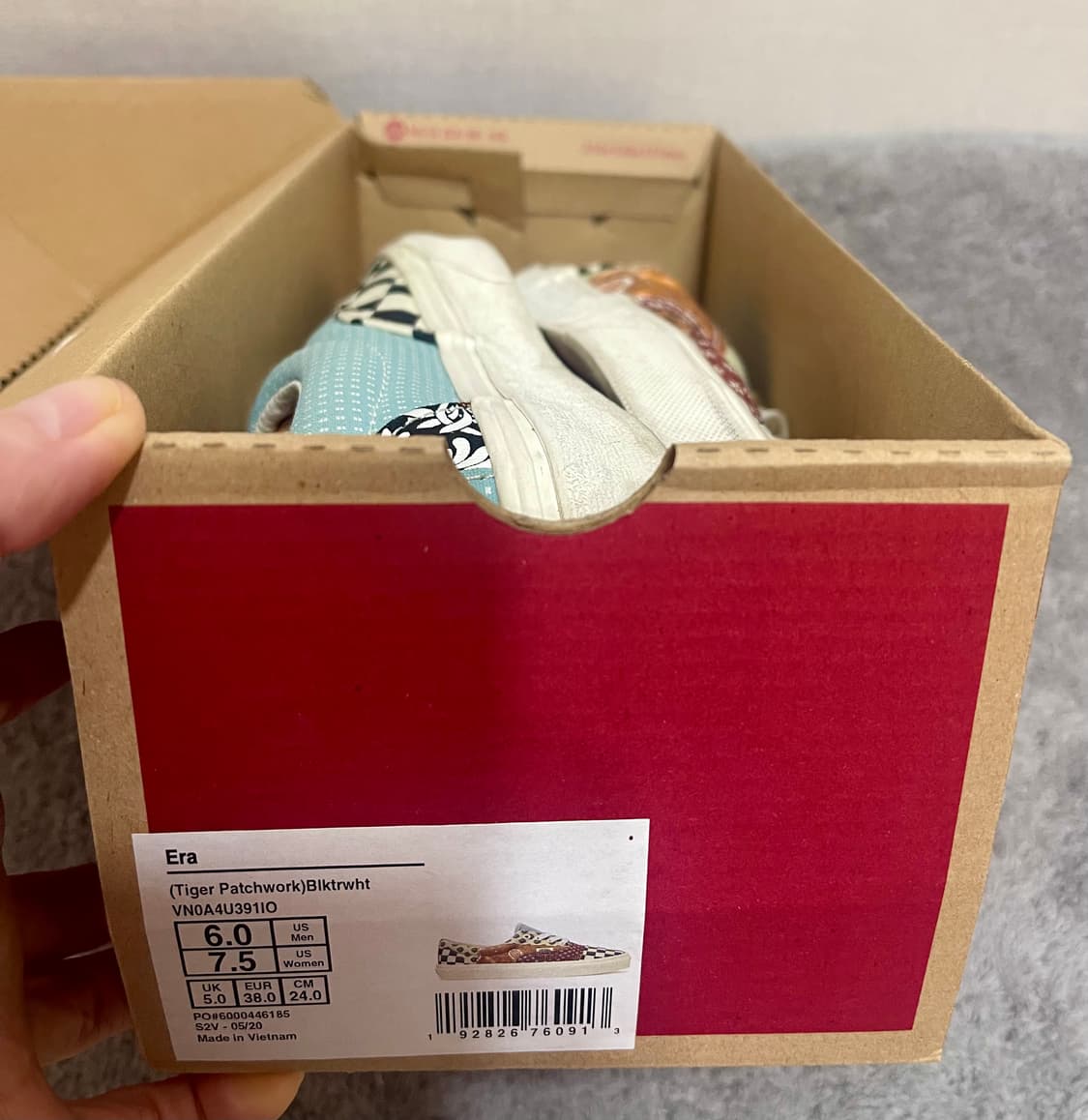 반스 Vans 에라 타이거 패치워크 (240mm) 상품이미지10