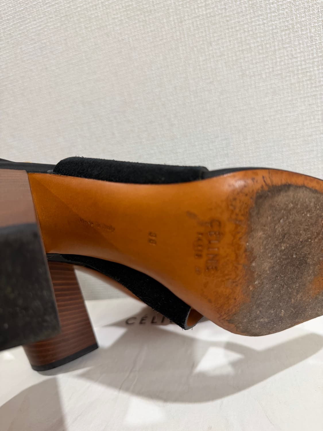 올드셀린느 피비파일로 셀린느 힐 펌프스  상품이미지7