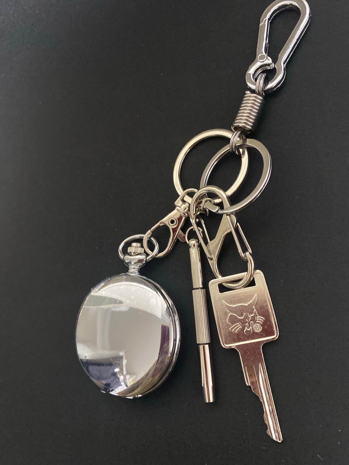 스틸 포켓워치 키링 상품이미지2