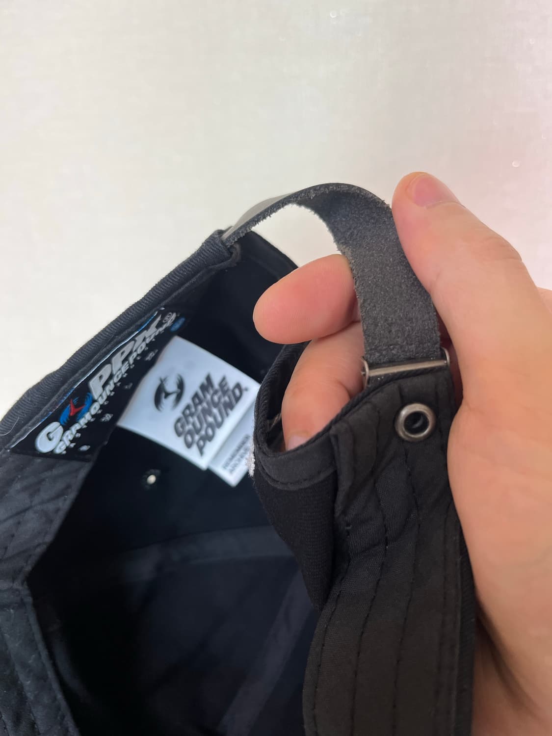 그램아운스파운드 RA Font 5-Panel Cap_Black 상품이미지8