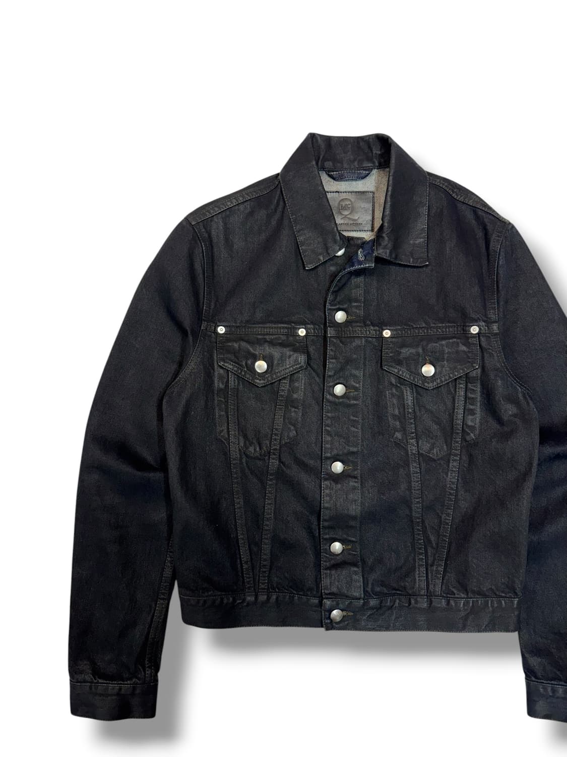 알렉산더 맥퀸 MCQ 오버다이드 흑청 트러커 자켓 made in ITAL 상품이미지2