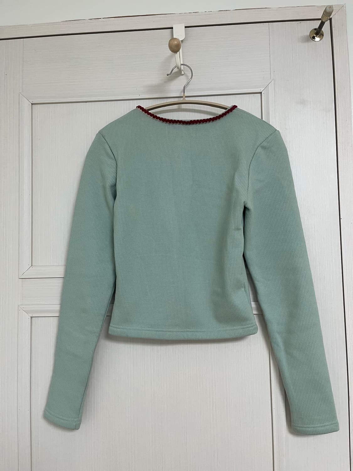 마가린핑거스 민트 기모 니트 가디건 상품이미지4