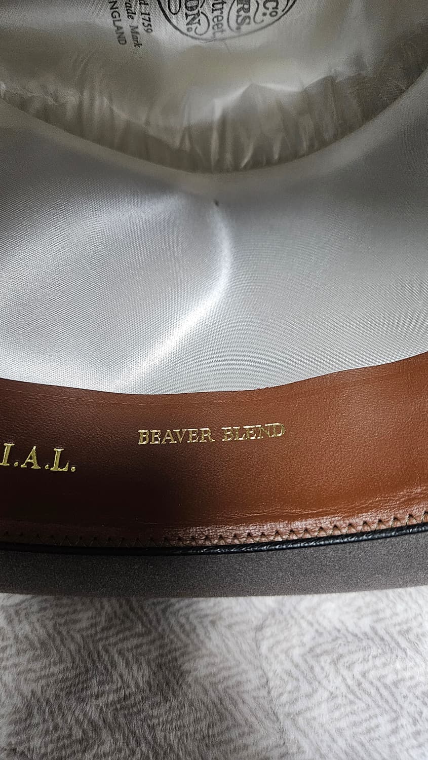 락앤코 Lock & Co. 그레이 페도라 59 Large 상품이미지7