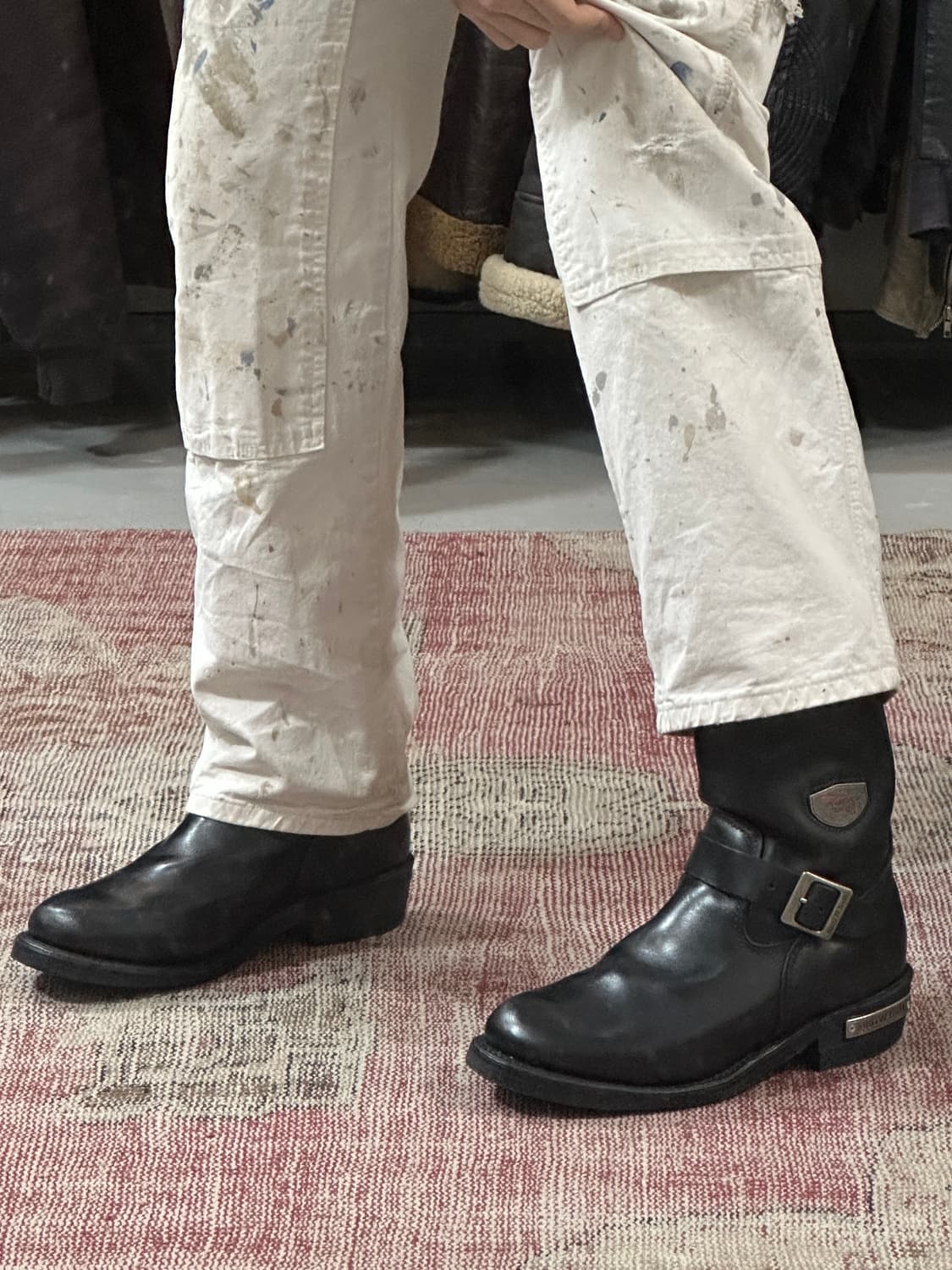 00's OG USA made 레드윙 968 엔지니어 부츠 상품이미지2