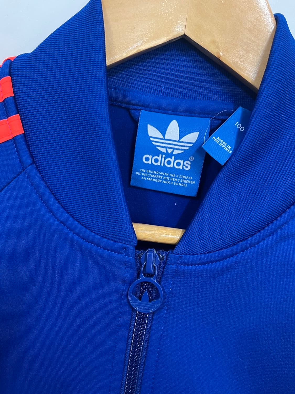 아디다스 슈퍼스타 파랑 트랙 져지 상품이미지4