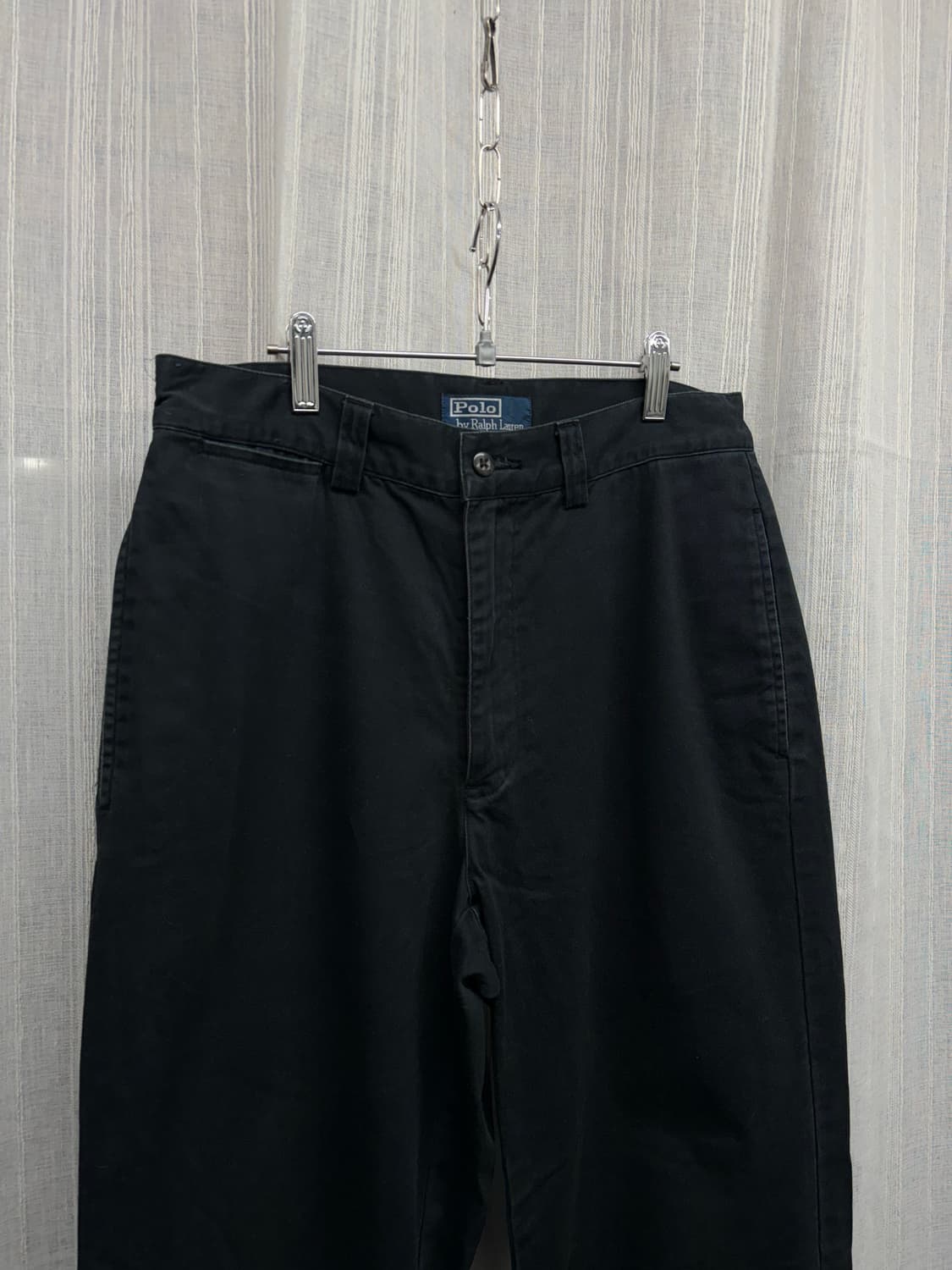 폴로 랄프로렌 코튼 치노 팬츠 블랙 상품이미지2