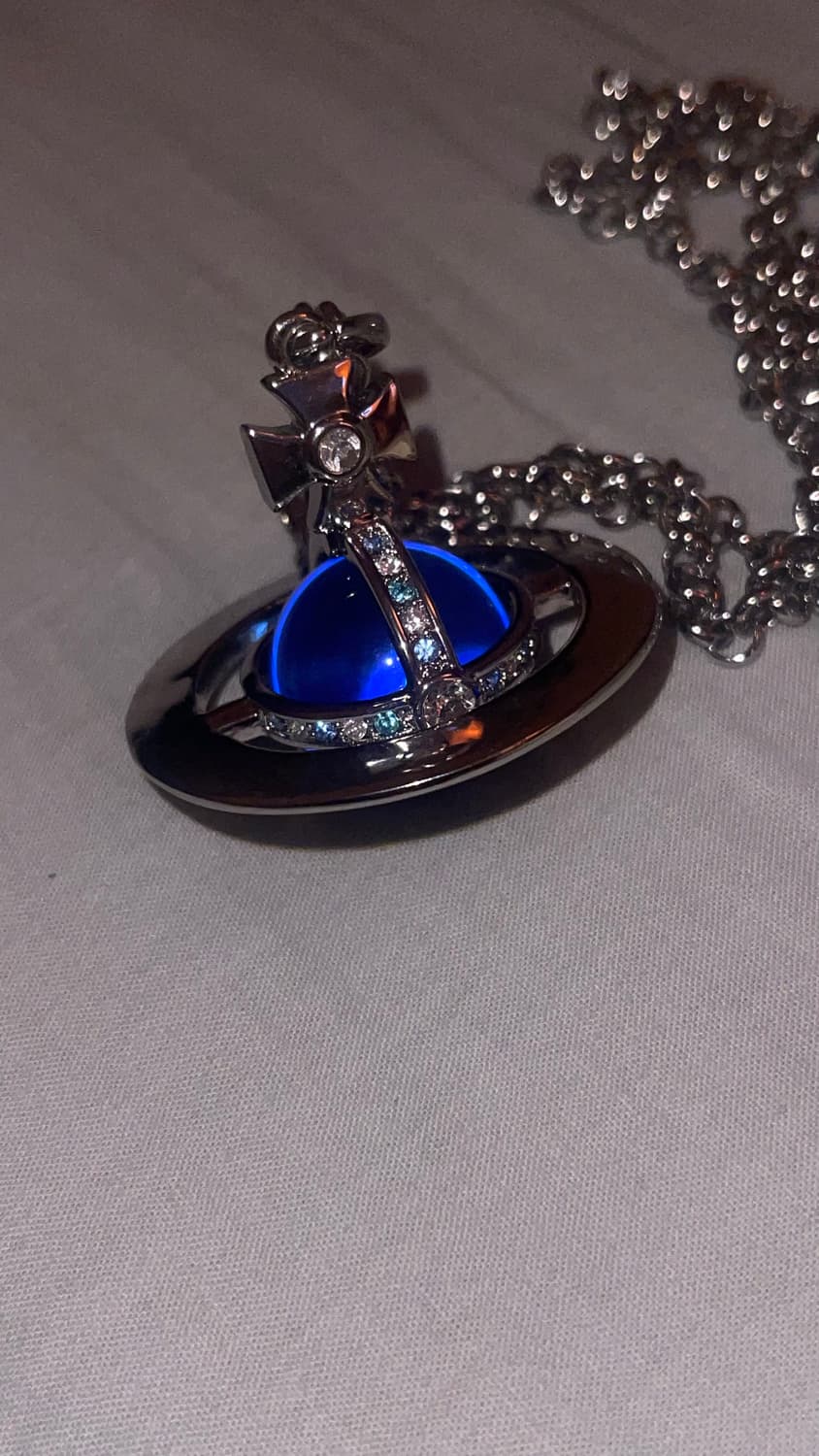 비비안웨스트우드 ORB블루 목걸이 상품이미지3