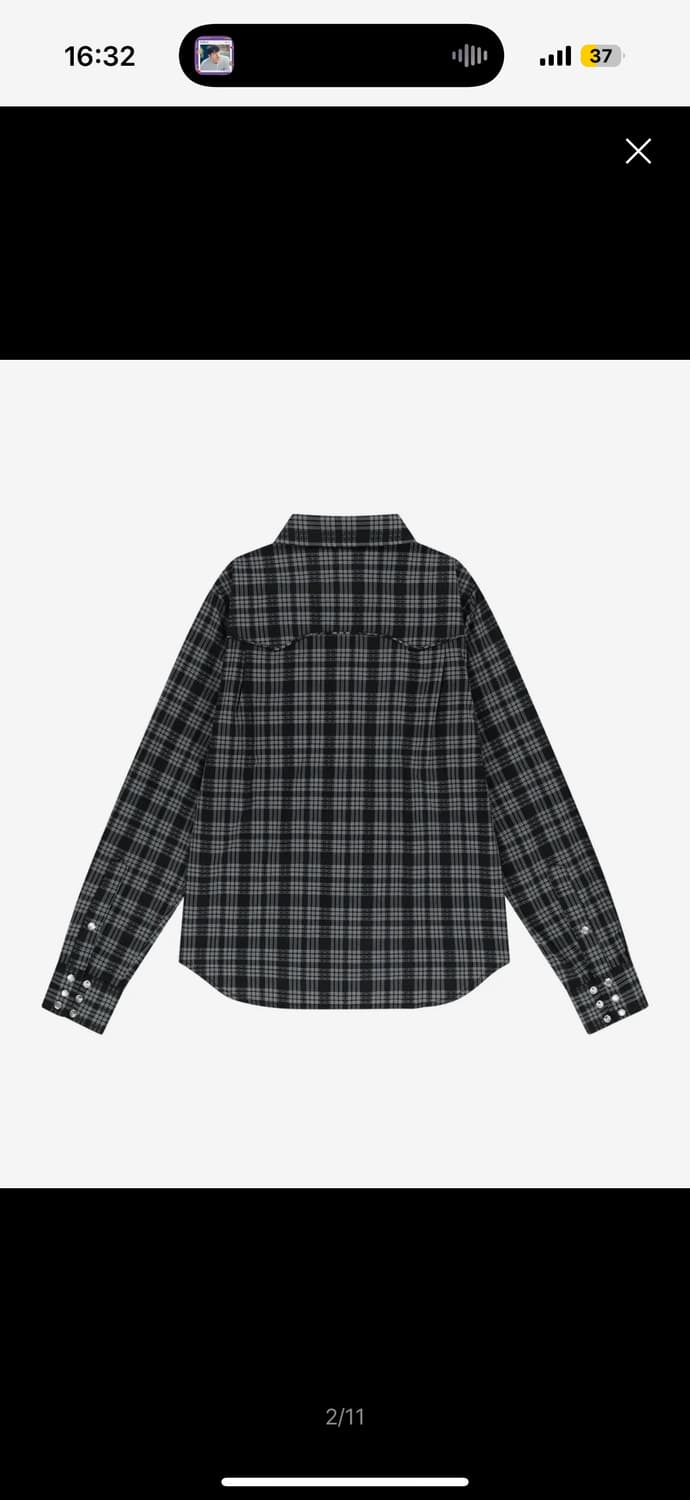 아캄 웨스턴 체크셔츠 상품이미지2