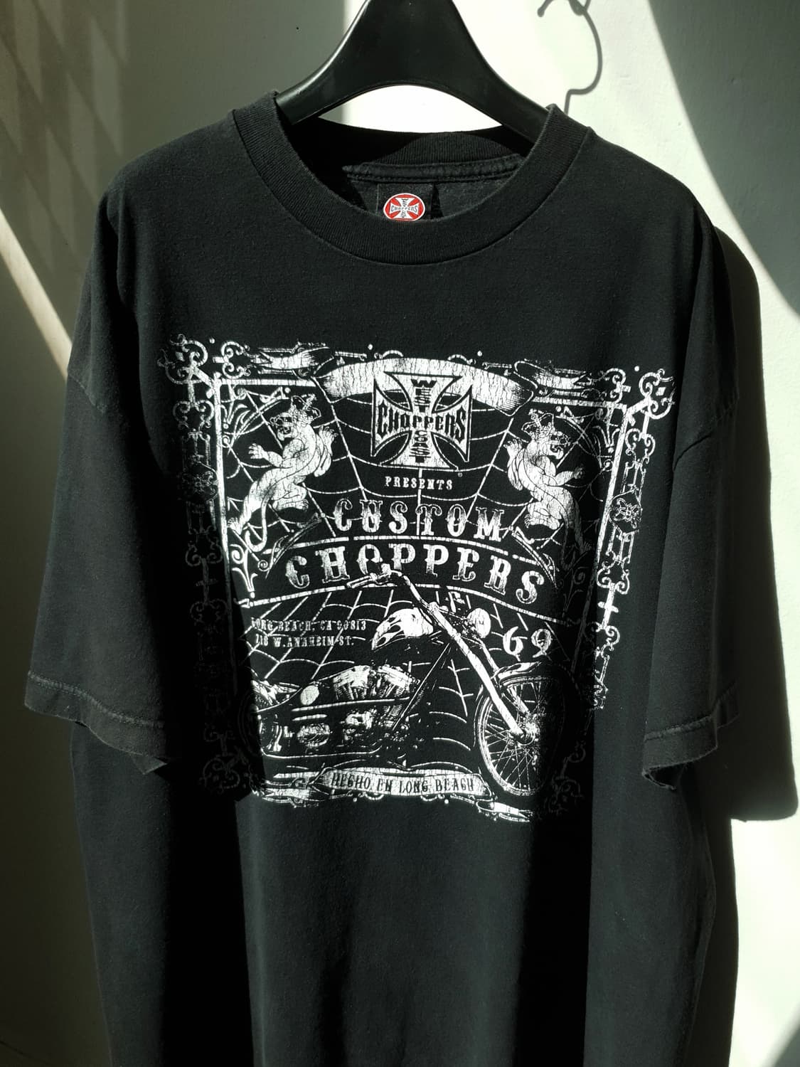 90s West Coast Choppers print tee 상품이미지3