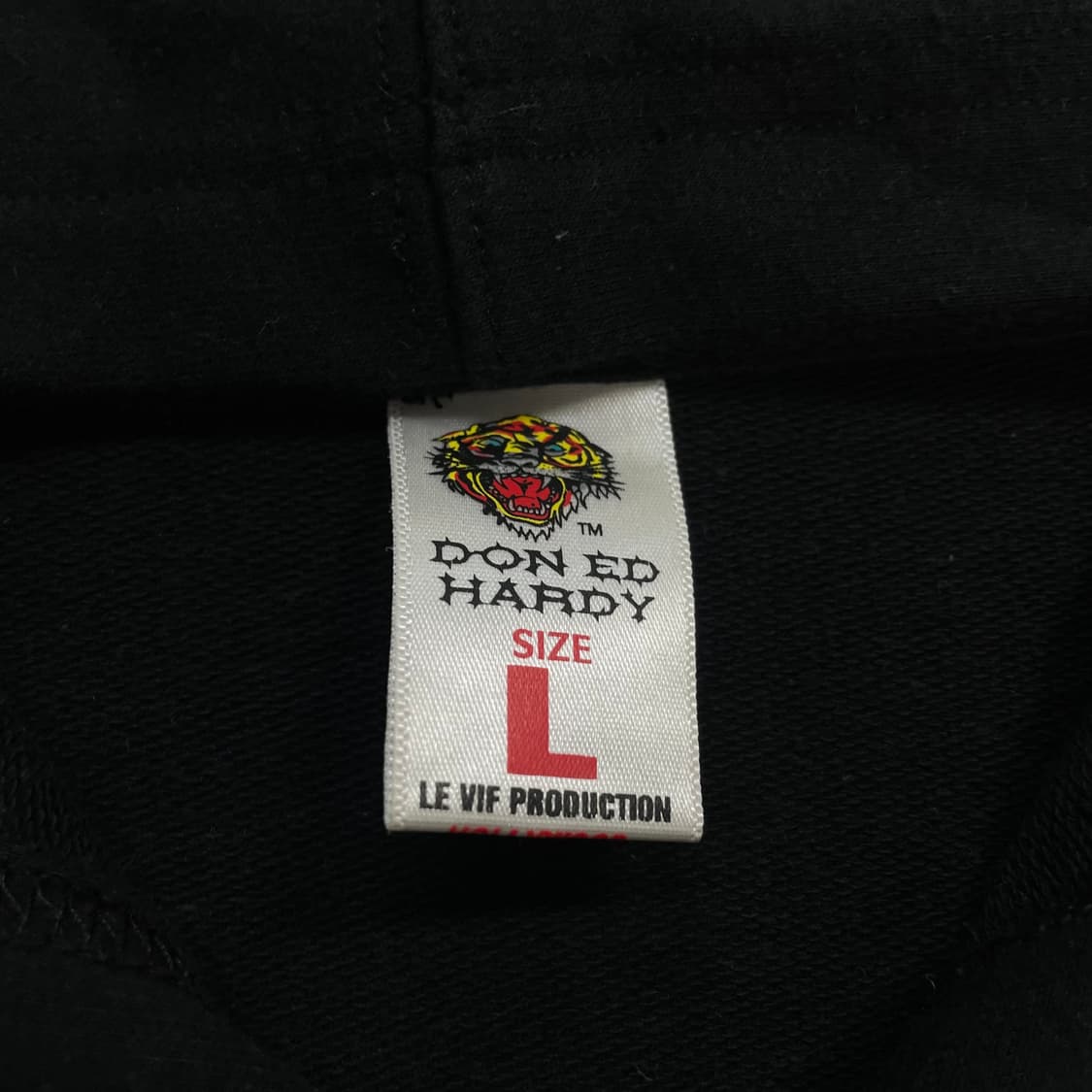 에드하디 크리스찬오디저 로즈 스컬 후드집업 블랙 상품이미지5