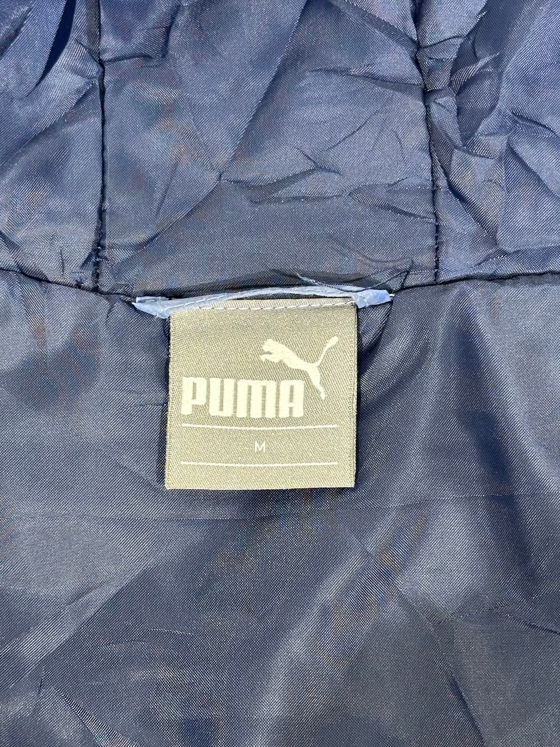 푸마 네이비 블루 후드 로고 바람막이 자켓 M 상품이미지7
